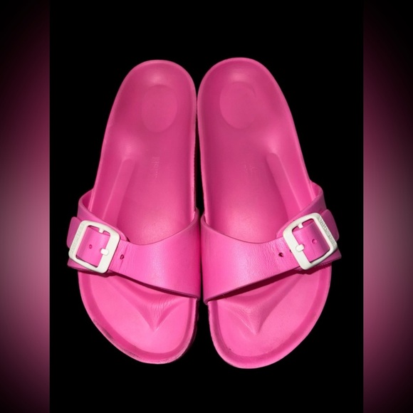 Birkenstock Pink Women Sandals Size L 8 M 6 - Picture 1 of 7